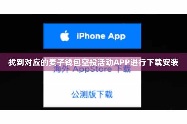 找到对应的麦子钱包空投活动APP进行下载安装