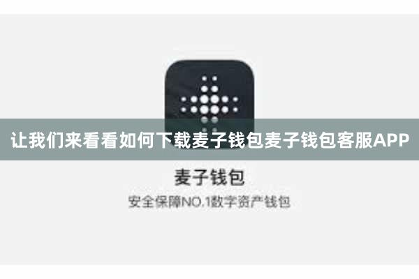 让我们来看看如何下载麦子钱包麦子钱包客服APP