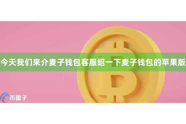 今天我们来介麦子钱包客服绍一下麦子钱包的苹果版