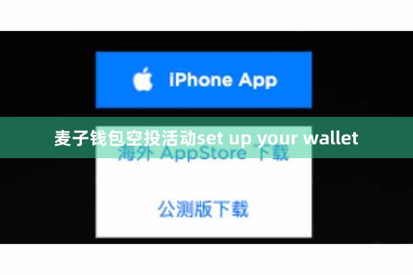 麦子钱包空投活动set up your wallet