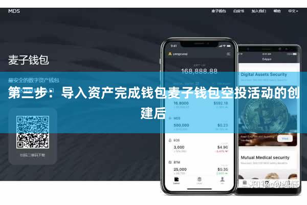 第三步:导入资产完成钱包麦子钱包空投活动的创建后