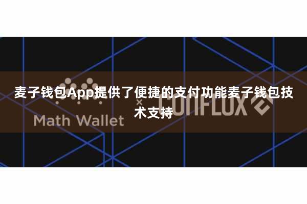 麦子钱包App提供了便捷的支付功能麦子钱包技术支持