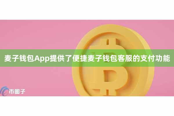 麦子钱包App提供了便捷麦子钱包客服的支付功能