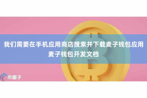 我们需要在手机应用商店搜索并下载麦子钱包应用麦子钱包开发文档